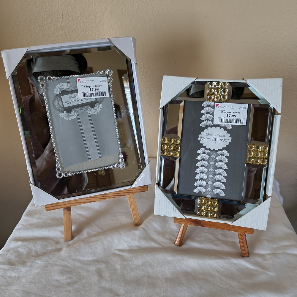Elegant Silver and Gold Wall Decor Frame Set